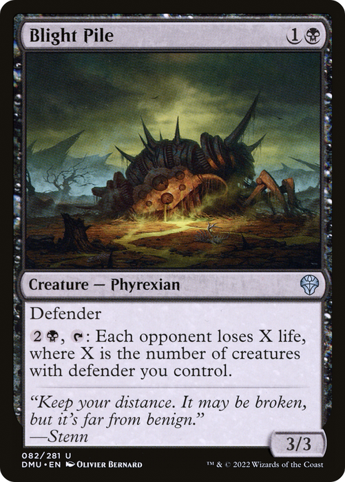 Blight Pile (DMU-082) - uncommon - Foil