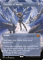 Crucible of Worlds (2X2-393) - mythic (Borderless) - Foil