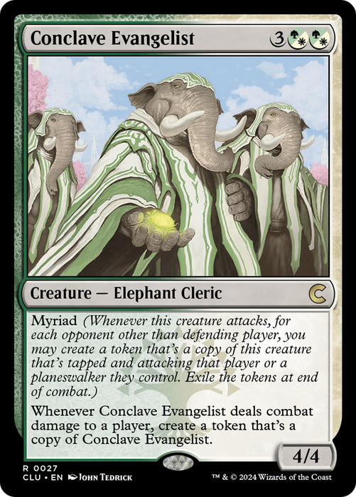 Conclave Evangelist (CLU-027) - rare