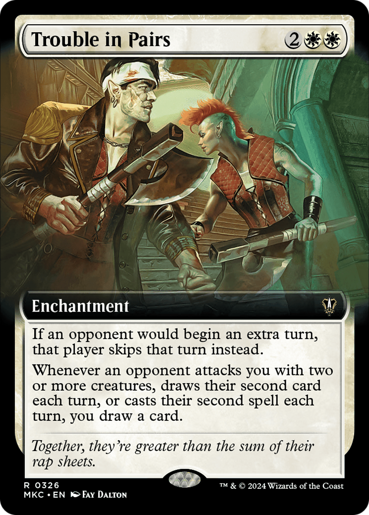 Trouble in Pairs (MKC-326) - rare: (Extended Art)