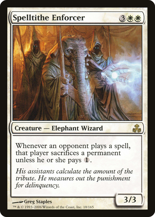 Spelltithe Enforcer (GPT-018) - rare - Foil