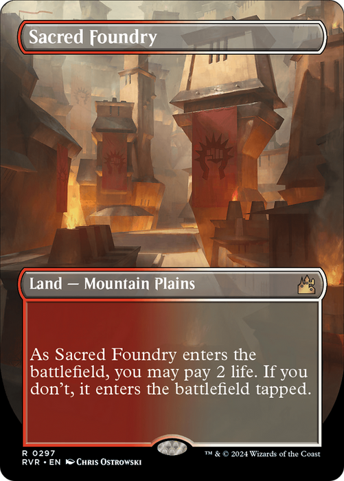 Sacred Foundry (RVR-297) - rare (Borderless)