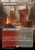 Sacred Foundry (RVR-297) - rare (Borderless) - Foil