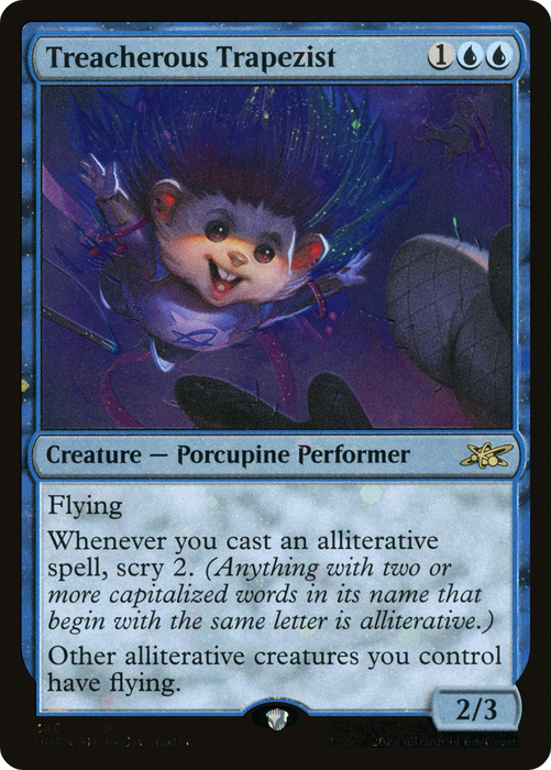 Treacherous Trapezist (UNF-346) - rare - Foil