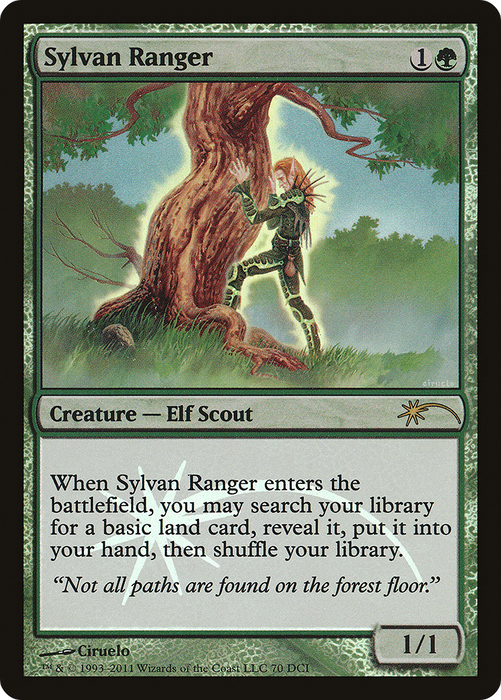 Sylvan Ranger (WPN-070) - rare - Foil