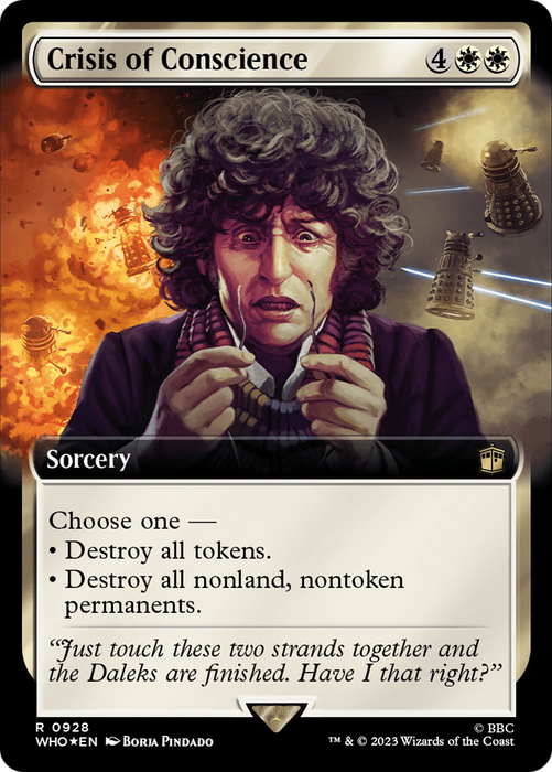 Crisis of Conscience (WHO-928) - rare: (Extended Art) - Foil