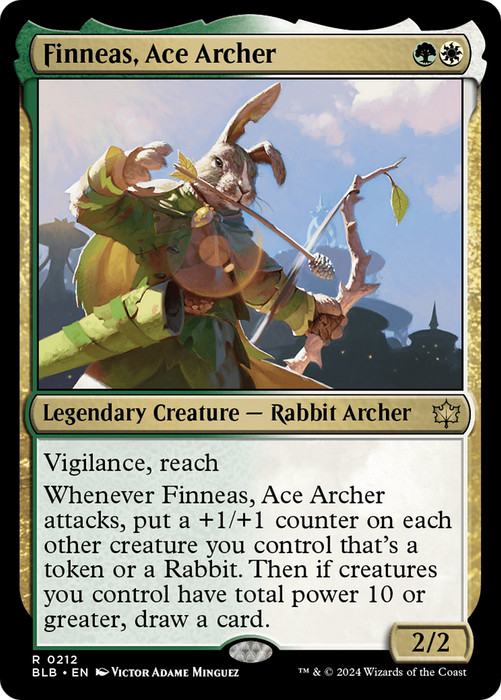 Finneas, Ace Archer (BLB-212) - rare - Foil