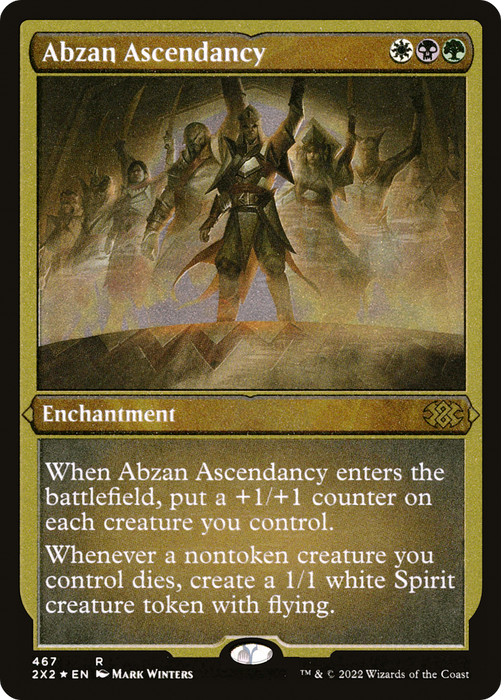 Abzan Ascendancy (2X2-467) - rare - Etched Foil