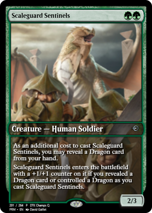 Scaleguard Sentinels (PRM-55882) - uncommon - Foil