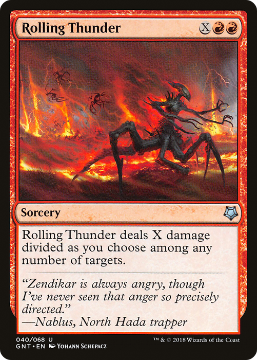 Rolling Thunder (GNT-040) - uncommon