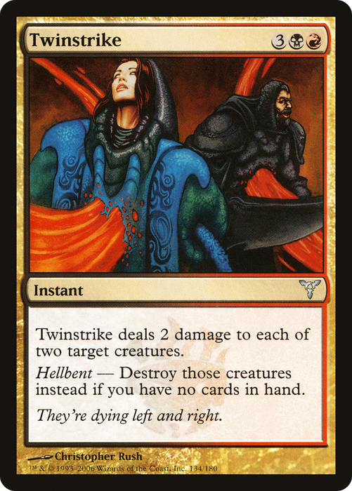 Twinstrike (DIS-134) - uncommon - Foil