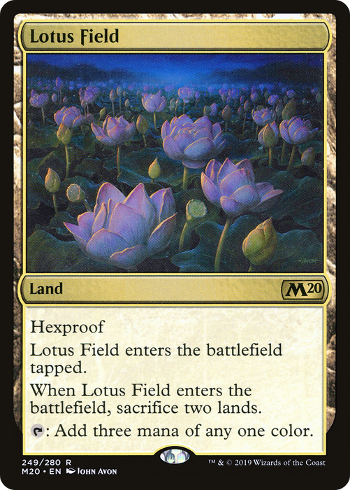 Lotus Field (M20-249) - rare