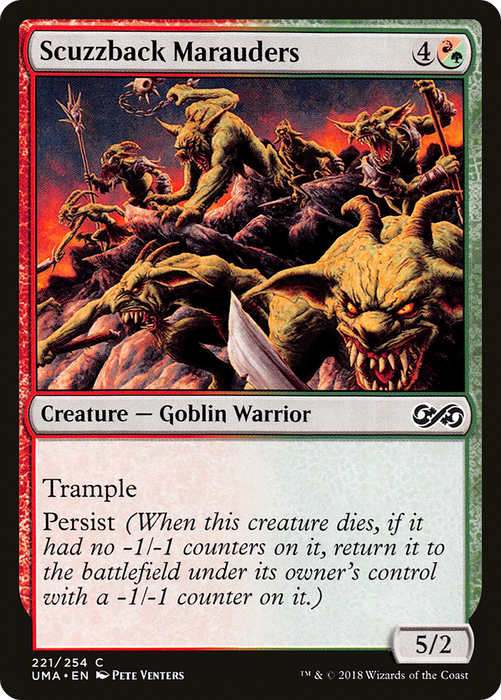 Scuzzback Marauders (UMA-221) - common - Foil