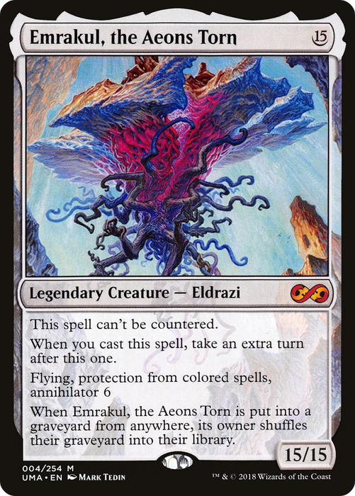 Emrakul, the Aeons Torn (UMA-004) - mythic