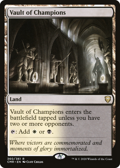 Vault of Champions (CMR-360) - rare - Foil