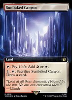 Sunbaked Canyon (WHO-519) - rare: (Extended Art) - Foil