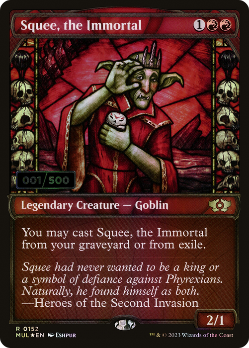 Squee, the Immortal (MUL-152Z) - rare: (Showcase) - Foil