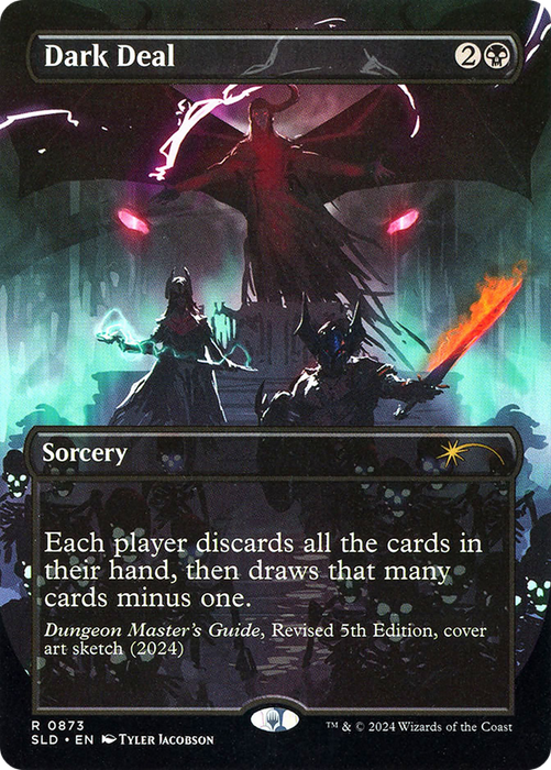 Dark Deal (SLD-873) - rare (Borderless) - Foil