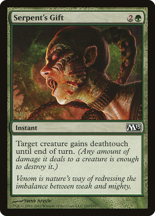 Serpent's Gift (M13-190) - common