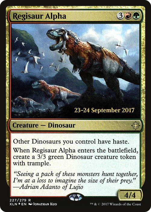 Regisaur Alpha (PRE-227S) - rare - Foil