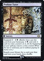Profane Tutor (PRE-97S) - rare - Foil