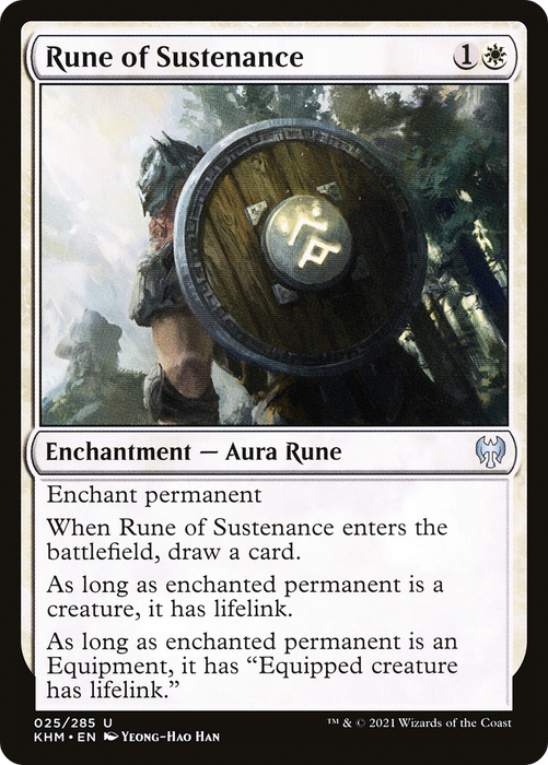 Rune of Sustenance (KHM-025) - uncommon - Foil