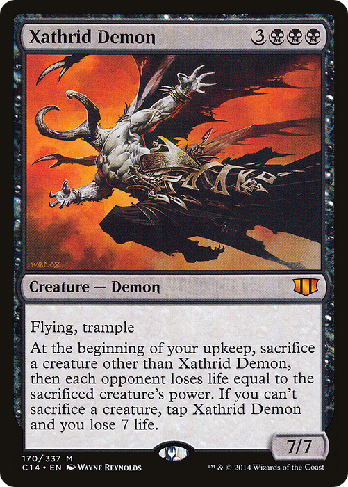 Xathrid Demon (C14-170) - mythic