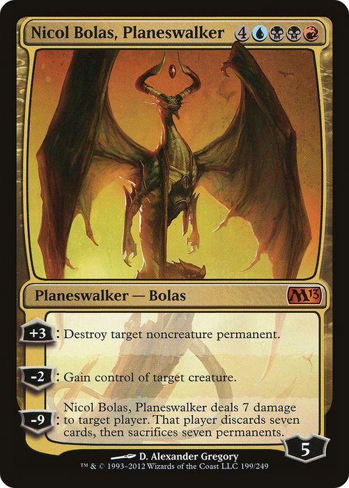 Nicol Bolas, Planeswalker (M13-199) - mythic