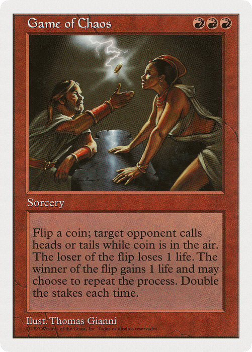 Game of Chaos (5ED-232†) - rare