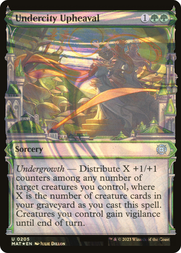 Undercity Upheaval (MAT-205) - uncommon: (Showcase) - Foil