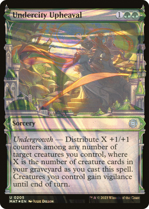 Undercity Upheaval (MAT-205) - uncommon: (Showcase) - Foil