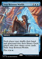 Step Between Worlds (OTJ-321) - rare: (Extended Art) - Foil