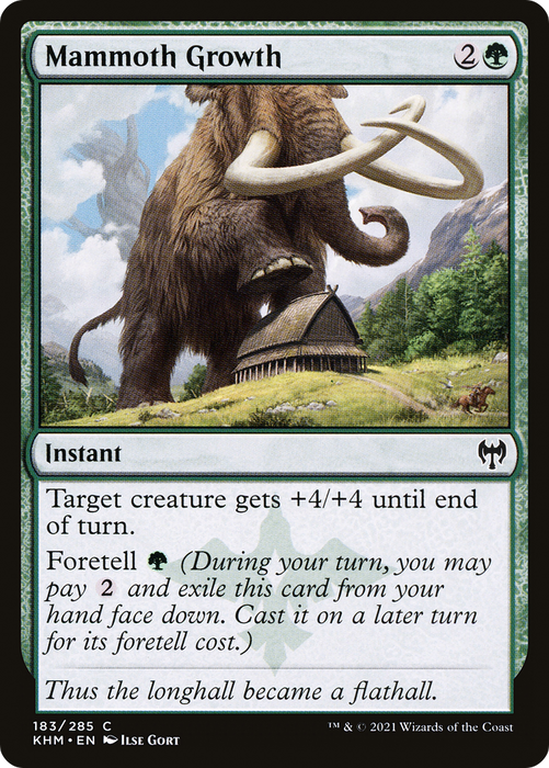Mammoth Growth (KHM-183) - common - Foil