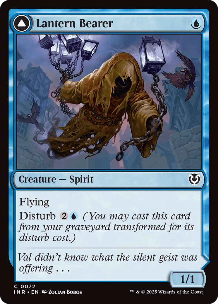 Lantern Bearer // Lanterns' Lift (INR-072) - common: (enchantment) - Foil
