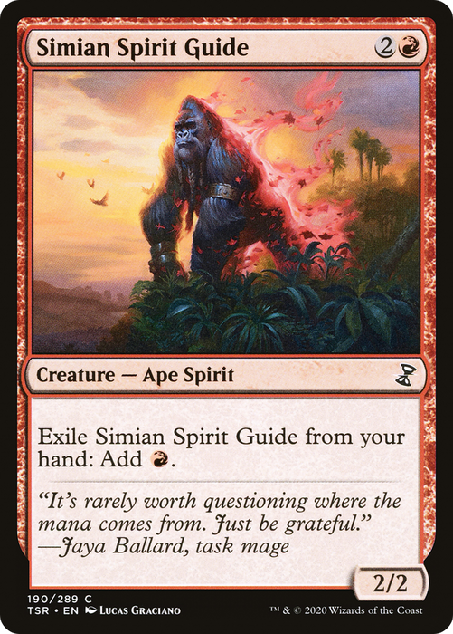 Simian Spirit Guide (TSR-190) - common - Foil