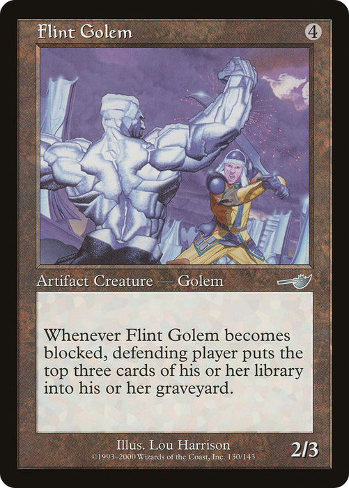 Flint Golem (NMS-130) - uncommon - Foil