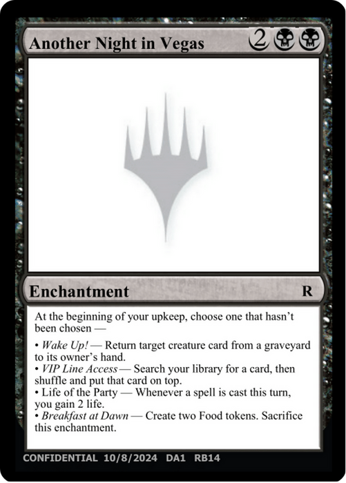 Another Night in Vegas (UNK-RB14) - rare