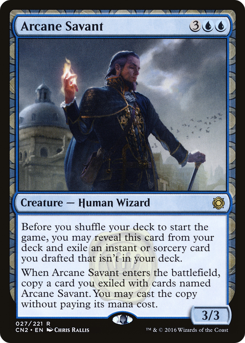 Arcane Savant (CN2-027) - rare: (draft) - Foil