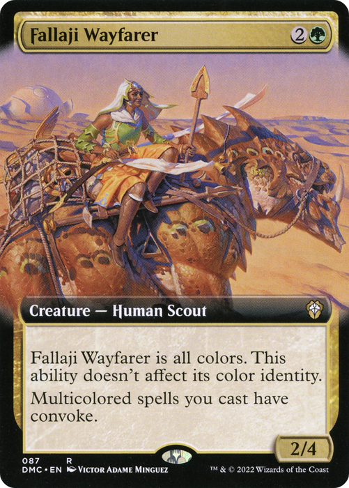 Fallaji Wayfarer (DMC-087) - rare: (Extended Art)