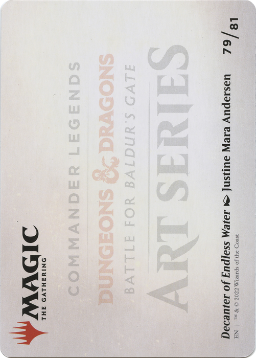 Decanter of Endless Water // Decanter of Endless Water (ACLB-079) - common (Borderless) - Foil