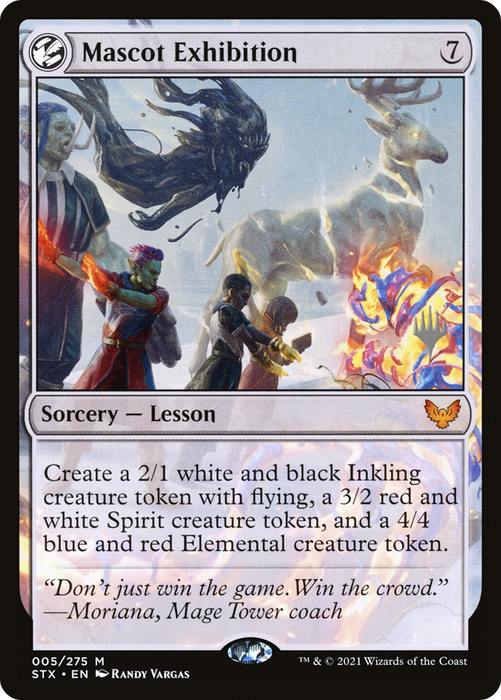 Mascot Exhibition (PPSTX-05P) - mythic: (lesson) - Foil