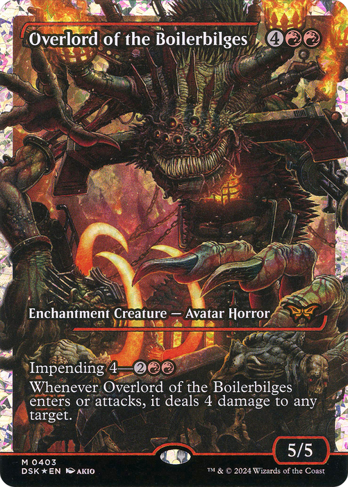 Overlord of the Boilerbilges (DSK-403) - mythic: (Showcase) - Foil