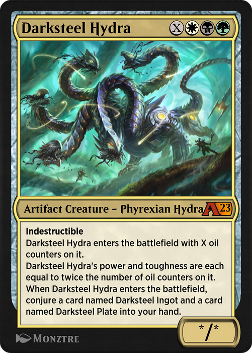 Darksteel Hydra (YONE-020) - mythic