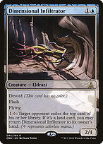 Dimensional Infiltrator (OGW-044) - rare: (devoid) - Foil