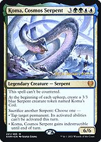Koma, Cosmos Serpent (PRE-221S) - mythic - Foil