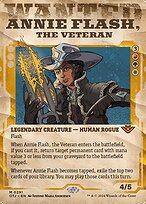 Annie Flash, the Veteran (OTJ-291) - mythic: (Showcase) (Borderless)