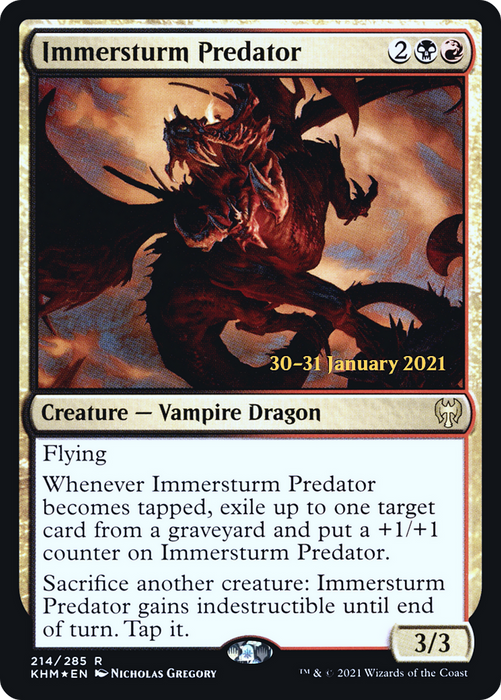 Immersturm Predator (PRE-214S) - rare - Foil