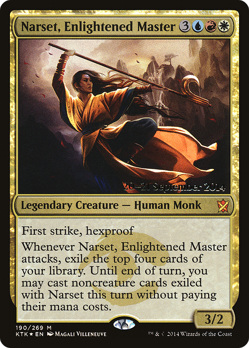 Narset, Enlightened Master (PRE-190S) - mythic - Foil