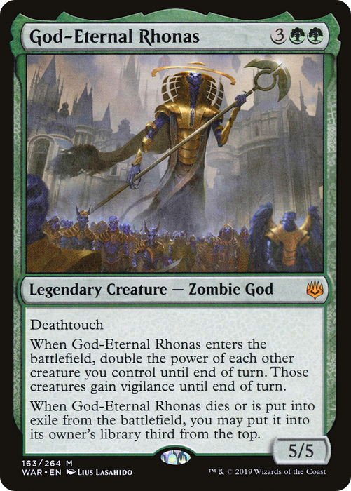 God-Eternal Rhonas (WAR-163) - mythic - Foil