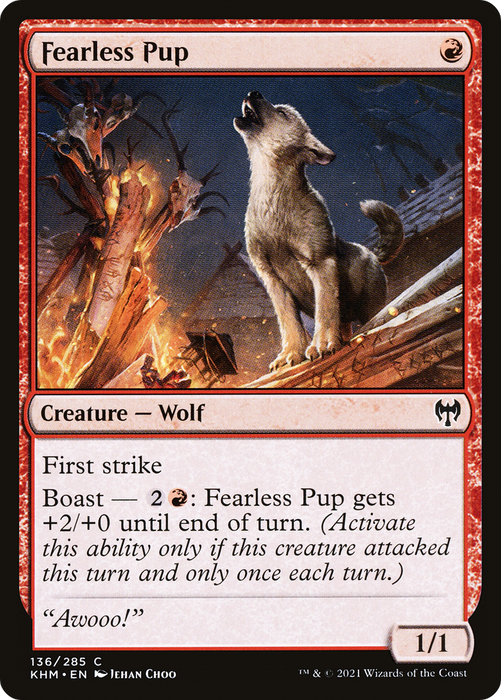 Fearless Pup (KHM-136) - common